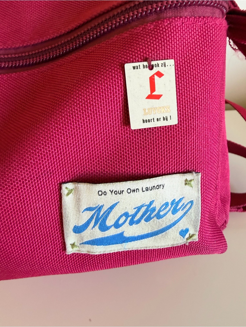 MOTHER Lucky Charms Mini Backpack in Maroon - Picture 3 of 10